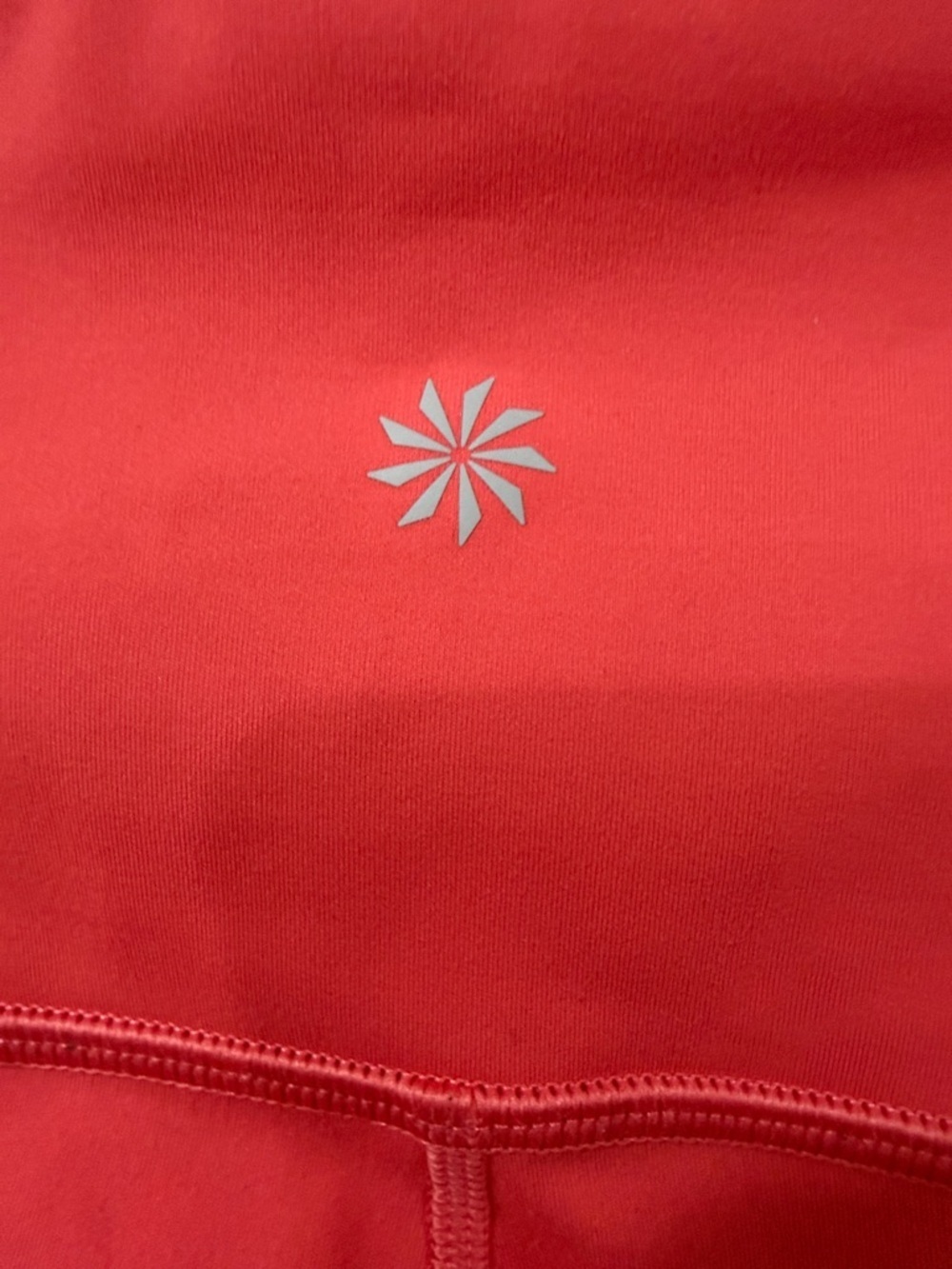 NWOT Athleta 7/8 Elation Tight Coral High-Rise Leggings - Picture 4 of 5